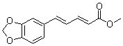 CAS # 6190-46-1, Piperinic acid methyl ester, Methyl piperate, Piperic acid methyl ester