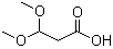 structure of CAS# 6191-98-6, 3,3-Dimethoxypropionic acid