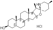 structure of CAS# 6192-62-7, Tomatidine hydrochloride