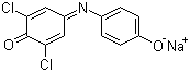 2,6-二氯靛酚钠分子结构 (CAS 620-45-1)