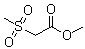 (甲基磺酰基)乙酸甲酯分子结构 (CAS 62020-09-1)