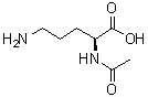 structure of CAS# 6205-08-9, Nalpha-乙酰基-L-鸟氨酸