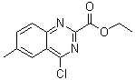 4-氯-6-甲基-2-喹唑啉羧酸乙酯分子结构 (CAS 620957-95-1)