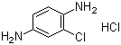 2-氯-1,4-苯二胺盐酸盐分子结构 (CAS 62106-51-8)