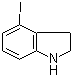4-碘吲哚啉分子结构 (CAS 62108-16-1)