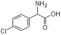 structure of CAS# 6212-33-5, DL-4-Chlorophenylglycine