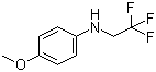 (4-甲氧基苯基)(2,2,2-三氟乙基)胺分子结构 (CAS 62158-95-6)