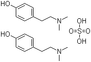 structure of CAS# 622-64-0, Hordenine sulfate