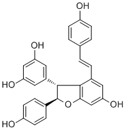 structure of CAS# 62218-08-0, epsilon-白藜芦醇脱氢二聚体