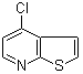 4-氯噻吩并[2,3-b]吡啶分子结构 (CAS 62226-17-9)