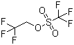 2,2,2-三氟乙基三氟甲烷磺酸酯分子结构 (CAS 6226-25-1)