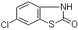 structure of CAS# 62266-81-3, 6-氯-2(3H)-苯并噻唑酮