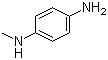 N-甲基对苯二胺分子结构 (CAS 623-09-6)