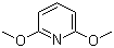 structure of CAS# 6231-18-1, 2,6-Dimethoxypyridine