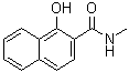 CAS # 62353-81-5, 1-Hydroxy-N-methyl-2-naphthalenecarboxamide, 2-Methylcarbamoyl-1-naphthol, N-Methyl-1-hydroxy-2-naphthamide
