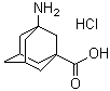 structure of CAS# 6240-01-3, 3-氨基-1-金刚烷甲酸盐酸盐