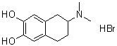 6-(二甲基氨基)-5,6,7,8-四氢-2,3-萘二酚氢溴酸盐分子结构 (CAS 62421-56-1)