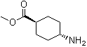 反式-4-氨基环己烷羧酸甲酯分子结构 (CAS 62456-15-9)