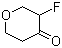 3-氟二氢-2H-吡喃-4(3H)-酮分子结构 (CAS 624734-19-6)