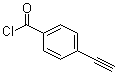 structure of CAS# 62480-31-3, 4-Ethynylbenzoyl chloride