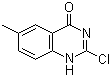 structure of CAS# 62484-42-8, 2-Chloro-6-methyl-4(1H)-quinazolinone