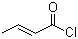 structure of CAS# 625-35-4, (E)-2-Butenoyl chloride