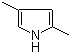 structure of CAS# 625-82-1, 2,4-Dimethylpyrrole