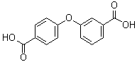 3-(4-羧基苯氧基)苯甲酸分子结构 (CAS 62507-84-0)