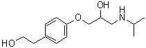 structure of CAS# 62572-94-5, O-Demethylmetoprolol