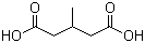 3-甲基戊二酸分子结构 (CAS 626-51-7)
