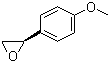 (R)-(4-甲氧基苯基)环氧乙烷分子结构 (CAS 62600-73-1)