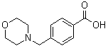 structure of CAS# 62642-62-0, 4-(4-吗啉基甲基)苯甲酸