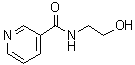 structure of CAS# 6265-73-2, N-(2-羟基乙基)烟酰胺