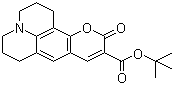 CAS # 62669-75-4, Coumarin 338, tert-Butyl 2,3,6,7-tetrahydro-11-oxo-7H,5H,11H-[1]benzopyrano[6,7,8-ij]quinolizine-10-carboxylate