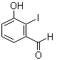 3-羟基-2-碘苯甲醛分子结构 (CAS 62672-58-6)