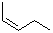 structure of CAS# 627-20-3, (2Z)-2-戊烯