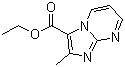 2-甲基咪唑并[1,2-a]嘧啶-3-甲酸乙酯分子结构 (CAS 62772-70-7)