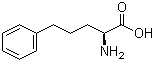 structure of CAS# 62777-25-7, L-2-Amino-5-phenylpentanoic acid