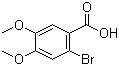 structure of CAS# 6286-46-0, 2-溴-4,5-二甲氧基苯甲酸
