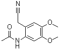 CAS 登录号：6286-51-7, N-[2-(氰基甲基)-4,5-二甲氧基苯基]乙酰胺
