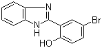 structure of CAS# 62871-28-7, 2-(2-Benzimidazolyl)-4-bromophenol