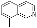 8-甲基异喹啉分子结构 (CAS 62882-00-2)