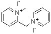 CAS 登录号：6291-05-0, 1-甲基-2-(吡啶鎓甲基)吡啶鎓二碘化物