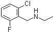 structure of CAS# 62924-59-8, 2-氯-N-乙基-6-氟苄胺