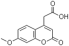 CAS # 62935-72-2, 7-Methoxycoumarin-4-acetic acid, 7-Methoxy-2-oxo-2H-1-benzopyran-4-acetic acid