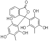 CAS # 6295-55-2, 3,3-Bis(2,4,6-trihydroxy-3-methylphenyl)-1(3H)-isobenzofuranone, NSC 11880