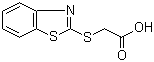structure of CAS# 6295-57-4, (1,3-Benzothiazol-2-ylthio)acetic acid