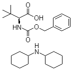 structure of CAS# 62965-37-1, Cbz-L-tert-Leucine dicyclohexylamine salt