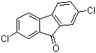 2,7-二氯-9-芴酮分子结构 (CAS 6297-11-6)