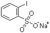 2-碘苯磺酸钠盐分子结构 (CAS 62973-69-7)